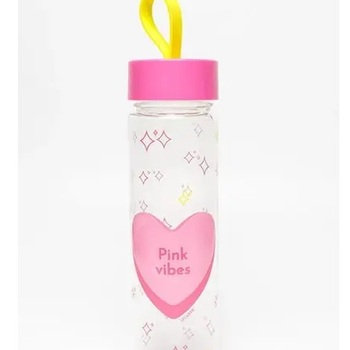 imagem GARRAFA PLÁSTICA PINK VIBES 500 ml LEOARTE