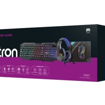 imagem Combo Need Gamer Headset Mouse/ Teclado Led Estereo Driver 40Mm Letron