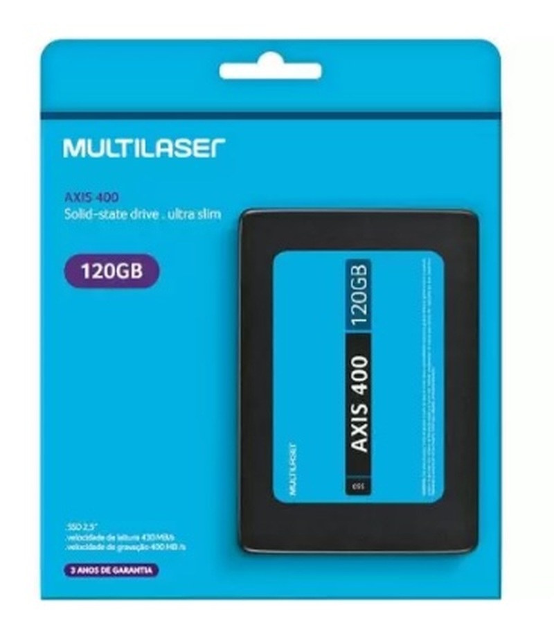 imagem SSD Axis 120gb SS101 Multilaser CX 1 UN